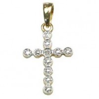 Croce Con diamante naturale