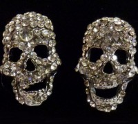 -Teschio- Con Strass argentati