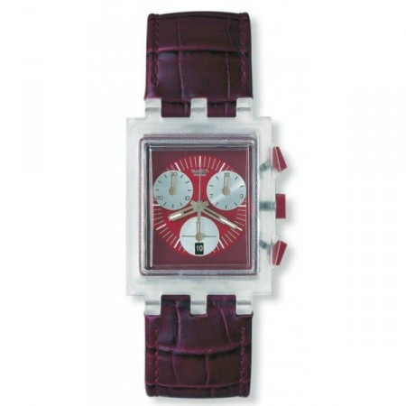 Swatch red round 