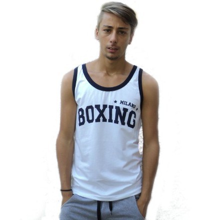Canotta Bianca Boxing