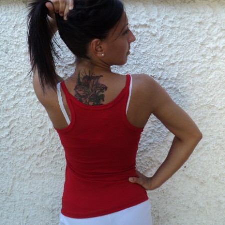 Lato Posteriore Top Angel Rose